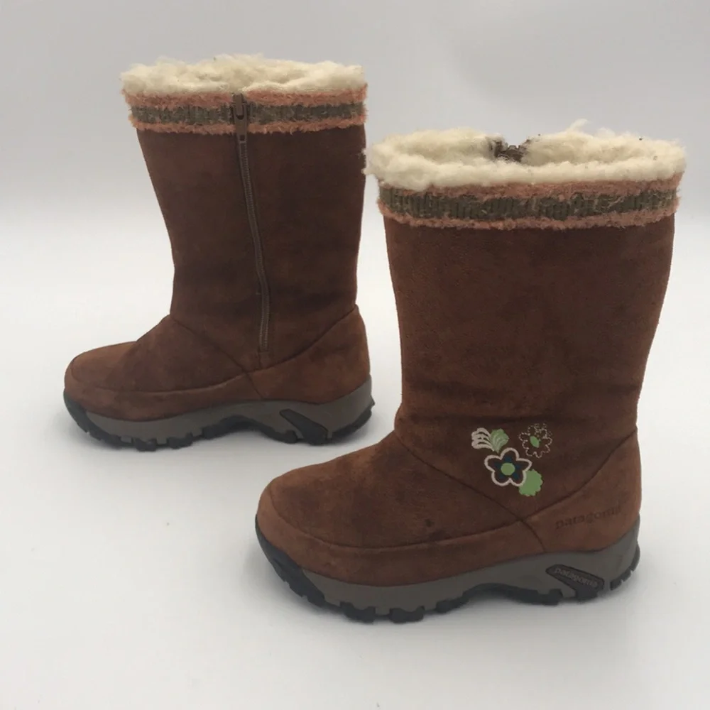 Patagonia Leather Boots (toddler size 10)